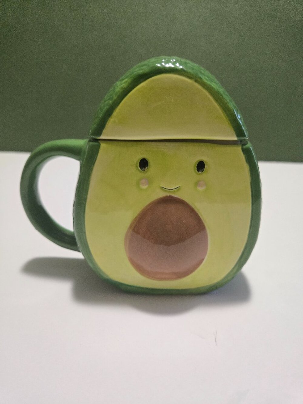 Avocado Mug with Lid